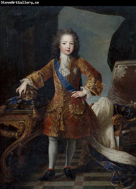 Circle of Pierre Gobert Portrait of King Louis XV
